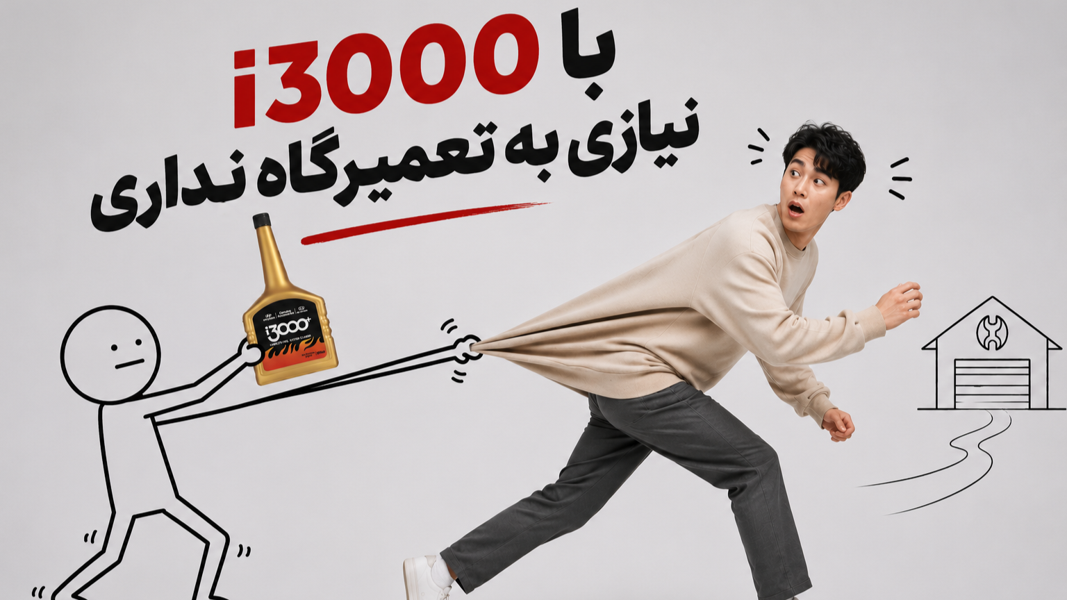 مکمل سوخت i3000 جنیون پارت و رفع رسوبات سیستم سوخت رسانی