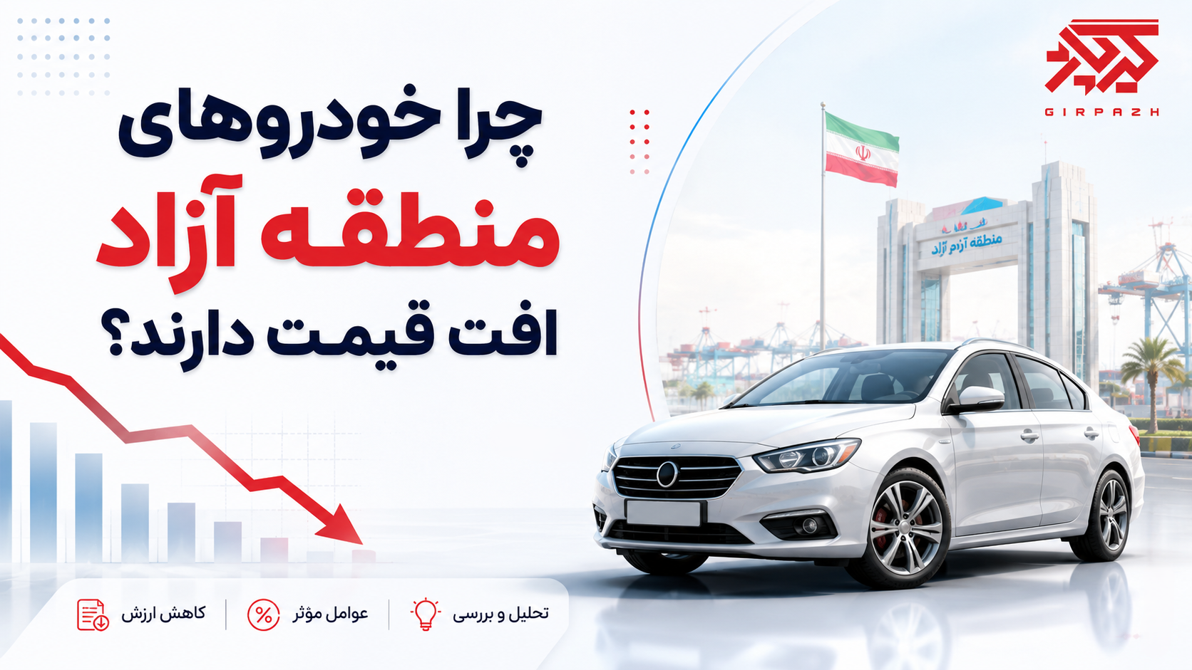 چرا خودروهای منطقه آزاد افت قیمت دارند؟