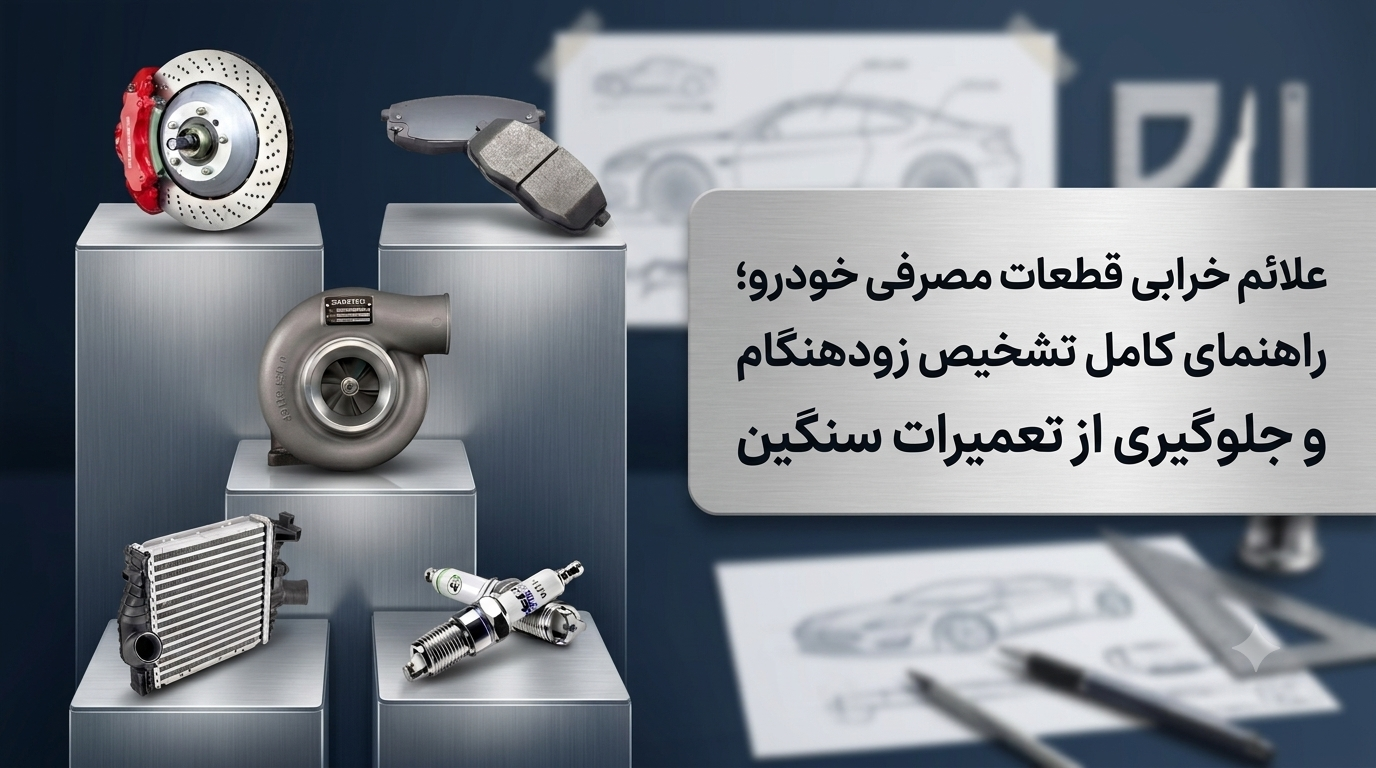 علائم خرابی قطعات خودرو | راهنمای کامل تشخیص و تعویض